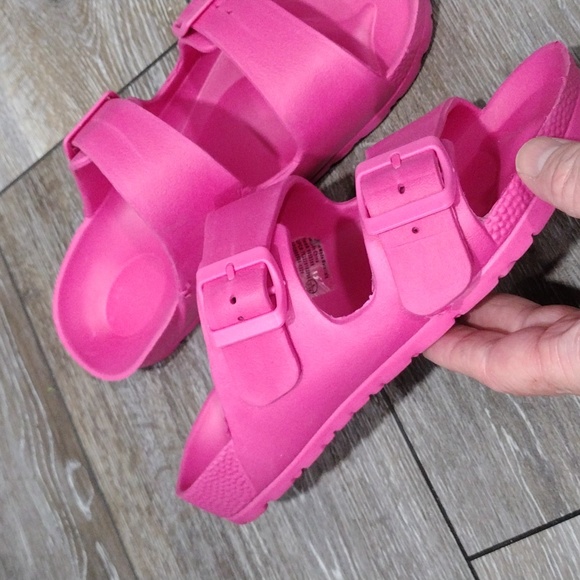 Ashko pink Croc like Birkenstock like slides. Size 9 - 10 - Picture 3 of 6